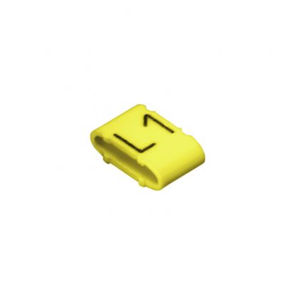 WEIDMULLER CLI M 2-6 GE/SW L1 MP System kodowania kabli, 10 - 317 mm, 11.3 mm, Nadrukowane znaki: znaki mieszane, L1, PVC, miękkie, bez kadmu, żółty 1871751728 /100szt./ (1871751728)
